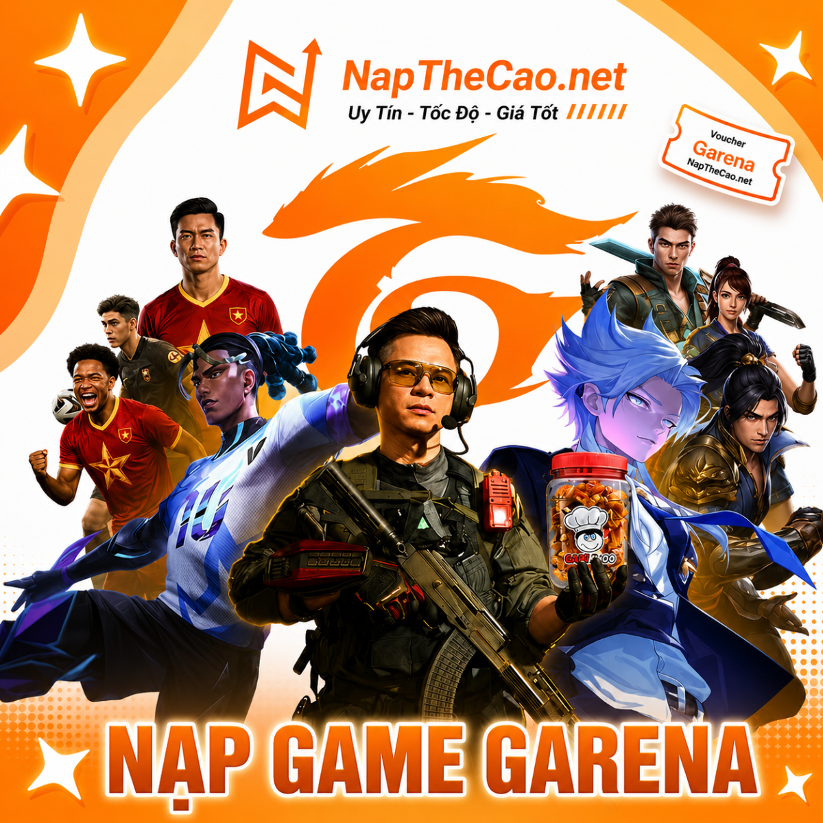 Nạp Game Garena (Chậm)