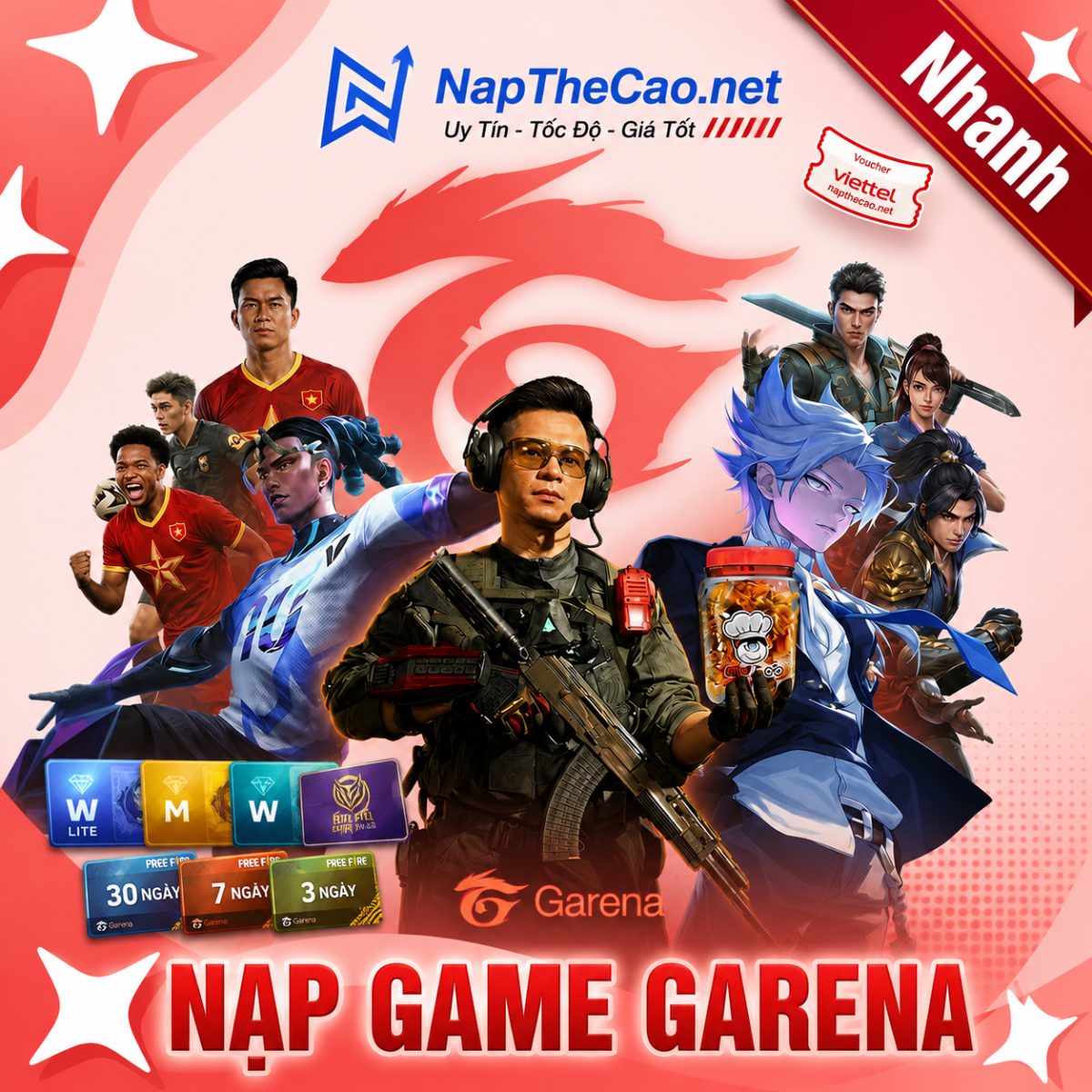 Nạp Game Garena (Nhanh)